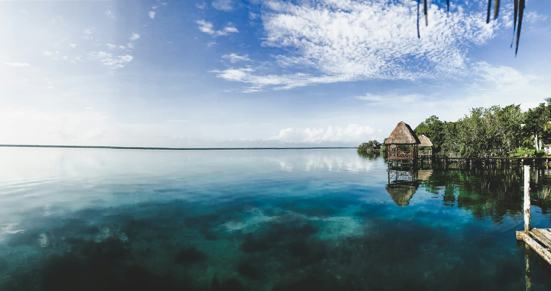 Bacalar Lagoon of Seven Colors